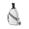 Bolsa para Paleta de Pickleball, Multifuncional, Gran Capacidad, Bolsa Deportiva Cruzada de un Solo Hombro, Bolsa para Tenis de Mesa, Bolsa con Cremallera para Almacenamiento, Ligera