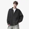 Jaqueta camisa jeans masculina solta retrô da moda para o outono, nova camisa masculina casual lavada de manga comprida, estilo americano legal e estiloso