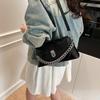 Bolso de mujer de gran capacidad y color liso, combinable con todo, nuevo 2025, bolso bandolera sencillo para mujer, bolso de trabajo portátil, pequeño bolso cuadrado.