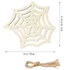 Artesanía de Madera Colgantes de Halloween Calabaza, Araña, Fantasma, Bruja Decoraciones Colgantes Halloween DIY