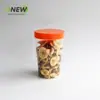 550ml en stock calibre 85 botella de plástico PET té perfumado botella de fruta seca tapa de aluminio frasco sellado empaque de alimentos frasco de plástico