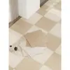 Alfombra Autoadhesiva sin Pegamento para Oficina, Dormitorio, Sala de Estar, Cama para Gatear Mascotas, Cobertura Total Cuadrada Antideslizante, Alfombrilla de Piso de Empalme, Terciopelo
