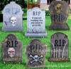 Impresión de tablero hueco, lápida de Halloween, tarjeta de patio, inserción, festival fantasma, fiesta, decoración de césped, enchufe de tierra, suministros de decoración al aire libre
