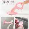 Batente de porta de silicone, instalação sem furos, protetor de maçaneta de porta, dispositivo anti-colisão, batente de porta de borracha, batente de porta de banheiro, batente de porta anti-colisão colorido