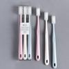 Popular Set de Cepillos de Dientes de 12 Piezas, Cabezal Ancho para Adultos, Cerdas Suaves, Protección de Encías, Paquete Familiar, Adecuado para Uso Doméstico, Hombres y Mujeres, Uso en Viajes