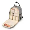 Bolsa de Maternidad Caliente Transfronteriza Mochila de Gran Capacidad Separación Seca y Húmeda Multicapa Multifuncional Bolsa para Pañales Bolsa para Mamá y Bebé