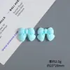 Lazo Azul Claro Resina Accesorios Pequeños Hechos a Mano DIY Pegamento de Crema Funda para Teléfono Zuecos Accesorios para el Cabello Accesorios Materiales