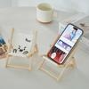 Soporte Plegable Transfronterizo para Teléfono Móvil Perezoso Silla de Playa Linda Muebles Pequeños Accesorios de Fotografía Mini Adornos de Escritorio