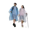 Capa de chuva de EVA, não descartável, leve e portátil para caminhadas ao ar livre e montanhismo, versão espessa para adultos, à prova d'água