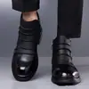 Botas Martin de Caña Alta Transfronterizas al por Mayor para Hombre, Marrón Otoño Costuradas Talla Grande Estilo Capitán Jack Estilo Europeo y Americano Botas para Hombre