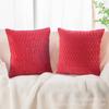 Funda de Almohada de Terciopelo Holandés Transfronteriza, Plisada de Terciopelo Cristalino, Almohada de Sofá de Forma Irregular, Funda de Almohada de Franela