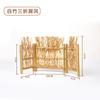 Plato decorativo de material japonés, sashimi, hilera de bambú, valla de bambú, decoraciones para platos de barbacoa japoneses, accesorios para poses de mariscos