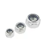 Tuerca de Nylon Antiaflojamiento Tuerca de Nylon Autocierre Tapa Antideslizante para Tornillo Rosca M3-M20
