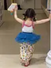 Weimu Roupas Infantis Meninas Camisola Verão Estilo Fino 2026 Roupa Casual Infantil Classe a Bebê Top Sem Manga