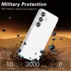 Funda de Teléfono Móvil Transparente Samsung S25 Nuevo Estilo 2024 Adecuada para S25 Terminator Alta Transparencia Polvo Brillante Funda 2 en 1 a Prueba de Caídas