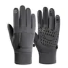 Luvas de Inverno Masculinas para Exterior com Forro de Lã Quente, Tela Sensível ao Toque, Antiderrapantes, para Ciclismo, Escalada, Esqui, Impermeáveis, Corta-vento, Luvas Esportivas