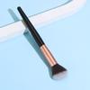 Também Cor Único Escova de Fundação Novo Grande Puxador de Madeira Pó Escova Preto Finisher Brush Ferramentas de Beleza Spot