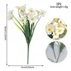Plantas y Flores Artificiales Populares para Decoración de Primavera, Margaritas Artificiales de Colores para Porche, Patio y Jardín