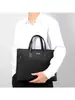 Bolsa para Computador da Moda Nova de Grande Capacidade, Pasta Casual e Simples, Bolsa de Mão para Viagem de Negócios, Personalização de Pasta Masculina