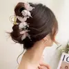 Presilha de Cabelo Doce e em Formato de Coração para Mulheres, Piranha Extra Grande com Toque de Luxo, Presilha Tubarão Exquisita, Versátil para Uso Diário, Acessórios de Cabelo para Atacado