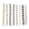 Venta Caliente de Aliexpress Cadena de Extensión Metálica Electrochapada de 50 mm Cadena de Cola con Cuentas Accesorios para Pulseras Collares Joyería al por Mayor