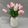 Mini flor de tulipán artificial de PU decoración del hogar flor boda flor falsa estilo ins tulipán suministro directo de fábrica