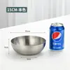 Acero Inoxidable 304 Estilo Coreano Plato para Condimentos Plato Frío Plato Coreano Dorado para Encurtidos Bol para Arroz Bol para Cocinar Plato para Dips