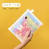 Bolsa de armazenamento para blocos de montar, organizador de brinquedos de quebra-cabeça, bolsa de malha, armazenamento para peças pequenas de crianças, bolsa com zíper, caixa transparente