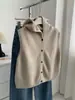 Chaleco de punto con capucha informal chic de estilo coreano para mujer, 26 prendas de punto versátiles de moda para otoño-invierno, cárdigan, chaqueta