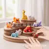 Adornos Pequeños Divertidos de Escritorio para Aliviar el Estrés Regalo Juguetes Articulados de Animales para el Pulgar Figuras Móviles Transfronterizos 529