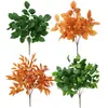 Amazon Ramas de Hoja de Arce Artificial Decoraciones de Otoño de Halloween Colgante de Pared para el Hogar Florero Arreglo Floral Plantas Verdes Artificiales