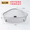 Cesta de Drenaje Triangular para Cocina, Estante con Filtro, Cesta de Agua para Fregadero, Lavabo para Lavar Verduras, Colador de Residuos de Té