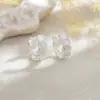 Brincos de Presilha Vazados em Renda Esculpida Sem Furos, Brincos em Forma de Leque de Folha de Ginkgo, Exquisitos Punhos de Orelha de Concha Estilo Vintage Chanel