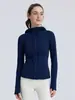 Jaqueta de Primavera e Verão com Capuz, Slim Fit para Yoga, Fitness, Esportes, Corrida ao Ar Livre, Modeladora, Alta Elasticidade, Confortável, Secagem Rápida