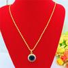 Vietnam Shajin Nuevo Colgante de Joya para Mujer Rojo Verde Azul Tesoro Colgante Moda Estilo Étnico Joyería al por Mayor