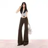 Jeans Acampanados Retro Americanos 26Ss 2026 con Caída Hasta el Suelo, Estilo Relajado, Versátiles para Primavera y Verano, Nuevo Modelo Versátil para Mujer.
