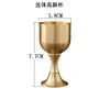 Copo de Vinho Antigo Chinoiserie de Latão Puro, Banquete, Copinho Alto, Taça de Cobre, Copo para Chá, Conjunto de Vinho, Ornamentos Decorativos Atacado