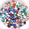 Retangular Octogonal Diamante Forma D Garra Diamante Forma Especial Ponta Inferior Cristal de Vidro Diamante Costurado à Mão Acessórios para Joias DIY Fabricante Atacado