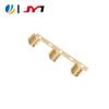Clip de Alambre con Dientes de Latón Recubierto de Polímero, Terminal de Cobre para Cable Eléctrico de 0.1-6 mm Cuadrados, Terminal de Diente de Tiburón de Molde Horizontal de 2.5-10 mm de Longitud