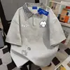 Camiseta Casual de Estilo Dibujo Animado, Cuadros Lindos, Manga Corta para Mujer, Primavera y Verano, Estampado de Gato, Algodón Puro, Patchwork, Tops de Pareja