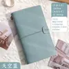 Cuaderno estilo vintage A6, libro de contabilidad, cuaderno de papel kraft con correa, libreta de registro de viaje diario de hojas sueltas, diario