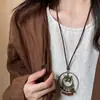 Collar de Perlas Florales Bohemio Estilo Nuevo 2026 para Mujer, Collar de Cuero con Cuerda Étnica Estilo Nacional Chino