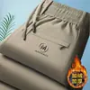 Fabricante Original 2025 Hombres Otoño e Invierno Deportes Rectos Versátiles Nuevos Pantalones de Chándal Gruesos de Terciopelo Pantalones Deportivos Modernos