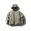 Northern Frontier Hombres Estilo Americano Marca de Moda 2025 Invierno Nuevo Chaqueta de Algodón con Capucha para la Cima de la Montaña Ropa de Trabajo Abrigo de Algodón Cálido