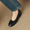 Deslumbrantes sapatos femininos com textura tecida estilo francês, confortáveis, novidade outono 2026, versáteis, sola macia, casuais, slip-on, elegantes, sapatos de um só tom