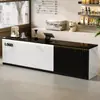 Mostrador de Bar Mostrador de Caja Mostrador Comercial Catering Tienda de Té con Leche Café Bar de Agua Gabinete Integrado Lujo Ligero Sensación de Gama Alta Recepción