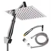 Cabezal de ducha para el hogar cabezal de ducha grande cabezal de ducha de lluvia acero inoxidable cabezal único grande para baño cabezal de ducha supercargado accesorios de boquilla