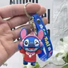 Colgante de Stitch de Dibujos Animados Llavero Divertido de Lilo y Stitch Colgante Muñeco de Plástico Suave Caja Ciega