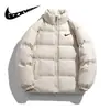 Chaqueta de Algodón para Hombre a Prueba de Viento Invierno 2026 Abrigo de Invierno Grueso y Cálido Chaqueta de Algodón Casual de Moda para Hombre con Cuello Alto