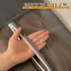 Funda Antipolvo para Peluca Transfronteriza Bolsa de Almacenamiento No Tejida Ventana Transparente Peva Bolsa de Almacenamiento con Colgador Bolsa Colgante para Peluca